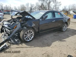 2018 Cadillac CTS Luxury AWD with VIN 1G6AX5SSXJ0156143, listed as a Copart auction lot 49527045 with 74,794 mi miles and Salvage Title. Bid and sale history available at DreamBid. Image 1.