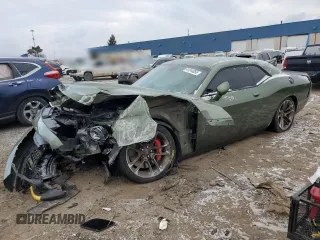 2022 Dodge Challenger R/T Scat Pack z VIN 2C3CDZFJ6NH164611, wystawiony jako Copart lot #41344055 z przebiegiem 18 487 mil mil oraz Szkoda całkowita • Salvage title. Historia ofert i sprzedaży dostępna na DreamBid. Obrazek 1.