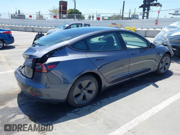 2023 Tesla Model 3 z VIN 5YJ3E1EA6PF694419, wystawiony jako IAAI lot #42268637 z przebiegiem 17 419 mil mil oraz . Historia ofert i sprzedaży dostępna na DreamBid. Obrazek 4.
