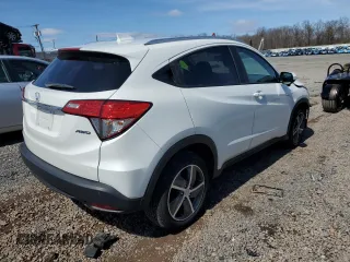 2021 Honda HR-V EX with VIN 3CZRU6H59MM707299, listed as a Copart auction lot 51252765 with 37,253 mi miles and Salvage Title. Bid and sale history available at carsss.com. Image 3.