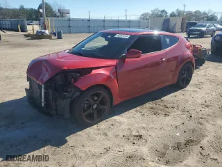 2016 Hyundai Veloster with VIN KMHTC6AD8GU282766, listed as a Copart auction lot 86357414 with 105,892 mi miles and Salvage Title. Bid and sale history available at carsss.com. Image 1.