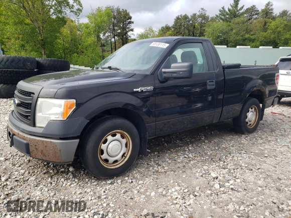 2013 Ford F-150 XL with VIN 1FTMF1CM7DFD51544, listed as a Copart auction lot 58138115 with 284,893 mi miles and Clean title. Bid and sale history available at DreamBid. Image 1.