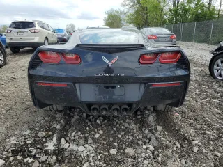 2016 Chevrolet Corvette 1LT with VIN 1G1YB2D7XG5123083, listed as a Copart auction lot 54141875 with 37,779 mi miles and Salvage Title. Bid and sale history available at carsss.com. Image 6.