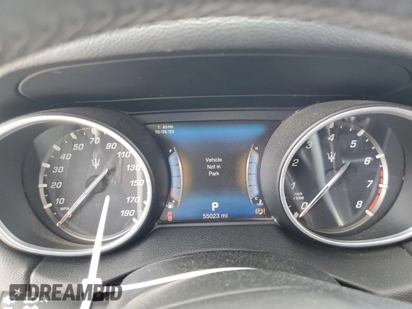 2017 Maserati Levante with VIN ZN661XUS4HX221890, listed as a Copart auction lot 73993983 with 55,023 mi miles. Bid and sale history available at carsss.com. Image 9.
