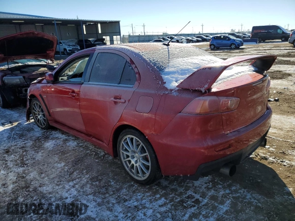 2008 Mitsubishi Lancer Evolution GSR with VIN JA3AW86V38U050124, listed as a Copart auction lot 87663485 with 153,827 mi miles and Salvage Title. Bid and sale history available at carsss.com. Image 2.