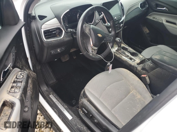 2020 Chevrolet Equinox Premier z VIN 2GNAXNEV5L6201364, wystawiony jako Copart lot #53293525 z przebiegiem Nie podano mil oraz Szkoda całkowita • Salvage title. Historia ofert i sprzedaży dostępna na DreamBid. Obrazek 8.