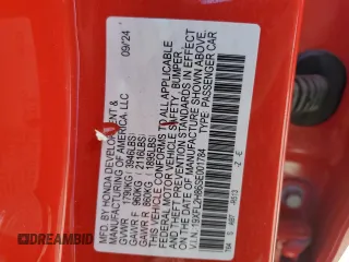 2025 Honda Civic Sport z VIN 19XFL2H86SE001784, wystawiony jako Copart lot #49440235 z przebiegiem 7558 mil mil oraz Szkoda całkowita • Salvage title. Historia ofert i sprzedaży dostępna na DreamBid. Obrazek 15.
