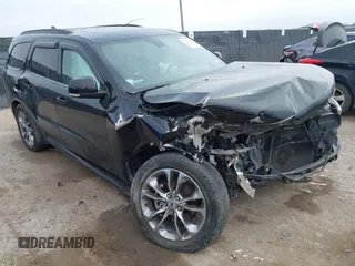 2019 Dodge Durango GT Plus with VIN 1C4RDHDG5KC535120, listed as a IAAI auction lot 41935261 with 100,370 mi miles and . Bid and sale history available at DreamBid. Image 1.
