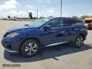 2023 Nissan Murano S with VIN 5N1AZ2AJ5PC138537, listed as a Copart auction lot 52157095 with 37,567 mi miles and Salvage Title. Bid and sale history available at carsss.com. Image 1.