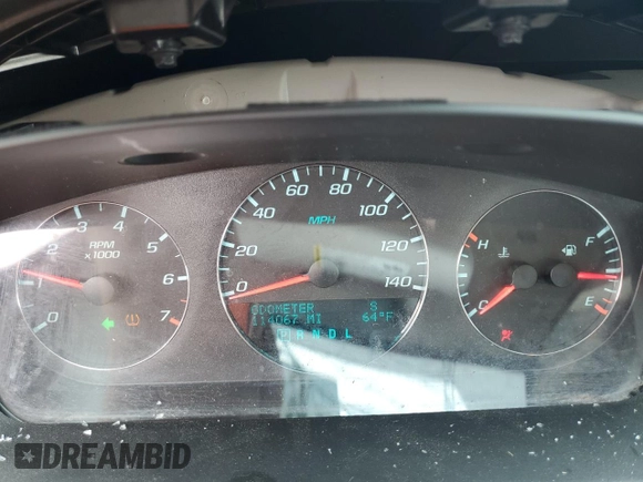 2014 Chevrolet Impala LT with VIN 2G1WB5E33E1161886, listed as a Copart auction lot 61772355 with 114,067 mi miles and Clean title. Bid and sale history available at DreamBid. Image 9.