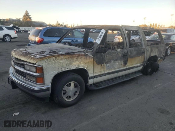 1999 Chevrolet Suburban with VIN 3GNEC16R5XG109155, listed as a Copart auction lot 79766644 with 0 mi miles and Non Repairable. Bid and sale history available at carsss.com. Image 1.