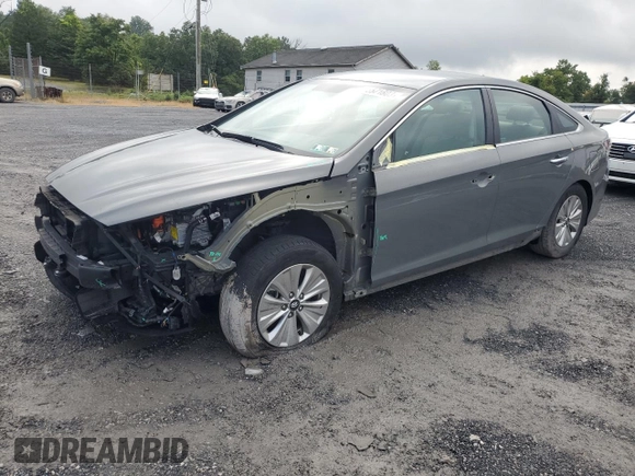 2019 Hyundai Sonata Hybrid SE with VIN KMHE24L33KA093893, listed as a Copart auction lot 65571803 with 47,156 mi miles. Bid and sale history available at carsss.com. Image 1.