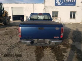 2005 GMC Canyon SL Z85 with VIN 1GTCS148858240144, listed as a Copart auction lot 43512705 with 0 mi miles and Clean Title. Bid and sale history available at carsss.com. Image 6.