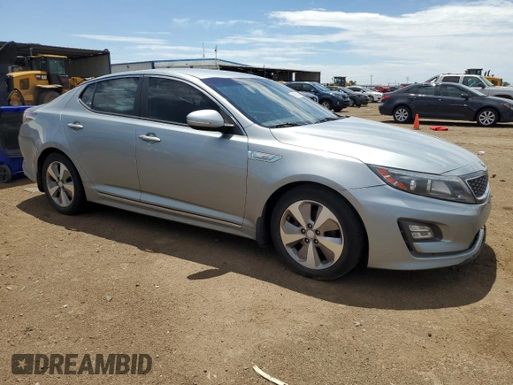 2015 Kia Optima Hybrid EX with VIN KNAGN4AD3F5084137, listed as a Copart auction lot 60562974 with 181,045 mi miles and Salvage Title. Bid and sale history available at carsss.com. Image 4.