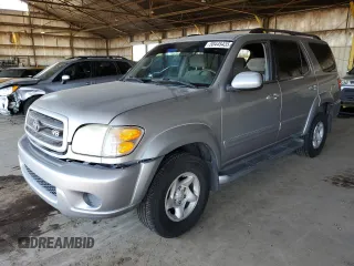 2002 Toyota Sequoia SR5 with VIN 5TDZT34A12S083148, listed as a Copart auction lot 50445435 with 252,872 mi miles and Clean Title. Bid and sale history available at carsss.com. Image 1.