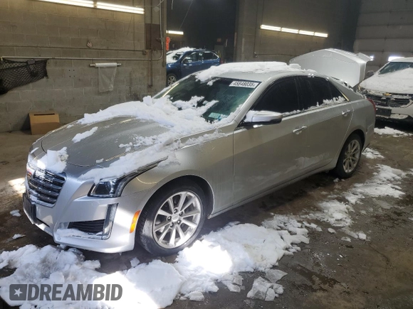 2017 Cadillac CTS AWD with VIN 1G6AW5SX3H0156509, listed as a Copart auction lot 45848035 with 56,664 mi miles and Salvage title. Bid and sale history available at DreamBid. Image 1.