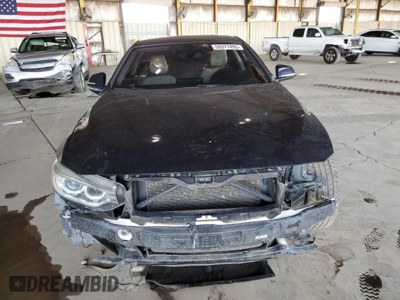 2014 BMW 4 Series 428i with VIN WBA3N3C55EF711010, listed as a Copart auction lot 59377495 with 135,994 mi miles and Salvage title. Bid and sale history available at DreamBid. Image 5.
