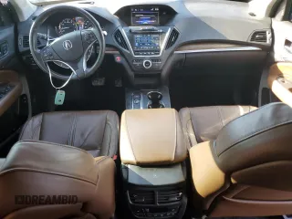 2017 Acura MDX Advance with VIN 5FRYD3H8XHB007018, listed as a Copart auction lot 45376275 with 116,938 mi miles and Salvage title. Bid and sale history available at DreamBid. Image 8.
