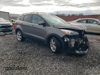 2013 Ford Escape Titanium with VIN 1FMCU0J95DUD31827, listed as a Copart auction lot 50052385 with 103,348 mi miles and Salvage Title. Bid and sale history available at carsss.com. Image 4.