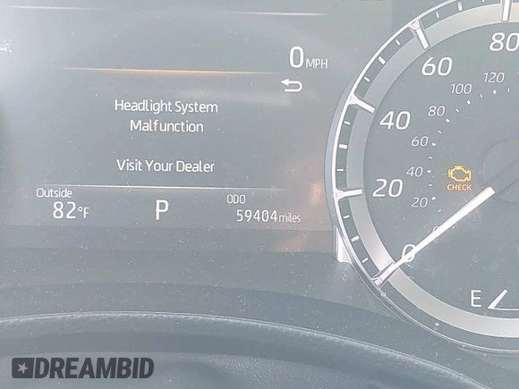 2023 Toyota Highlander L with VIN 5TDKDRBHXPS030361, listed as a IAAI auction lot 42230419 with 59,404 mi miles and . Bid and sale history available at DreamBid. Image 15.