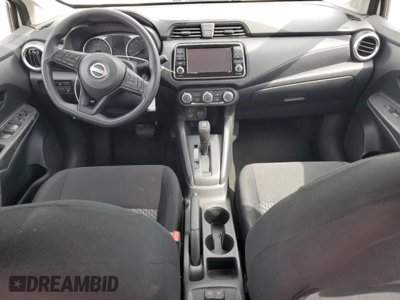 2024 Nissan Versa S with VIN 3N1CN8DVXRL893770, listed as a Copart auction lot 50451415 with 14,113 mi miles and Salvage Title. Bid and sale history available at DreamBid. Image 8.