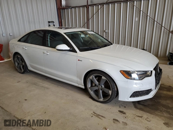 2015 Audi A6 Prestige with VIN WAUHGAFC4FN006740, listed as a Copart auction lot 51461265 with 132,290 mi miles and Clean title. Bid and sale history available at DreamBid. Image 4.