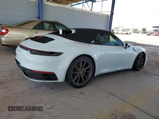 2021 Porsche 911 Carrera S with VIN WP0CB2A92MS248261, listed as a Copart auction lot 69262284 with 23,369 mi miles and Salvage Title. Bid and sale history available at carsss.com. Image 3.