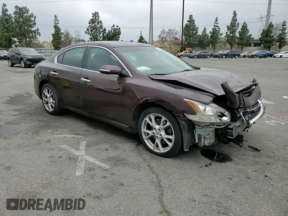 2014 Nissan Maxima SV with VIN 1N4AA5AP1EC499168, listed as a Copart auction lot 54109905 with 110,216 mi miles and Salvage title. Bid and sale history available at DreamBid. Image 14.