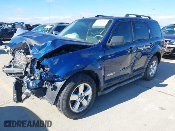 2008 Ford Escape XLT с VIN 1FMCU93168KA50679, выставлен на аукционе IAAI как лот 39837887 с пробегом Не указан миль и . История ставок и продаж доступна на DreamBid. Изображение 2.