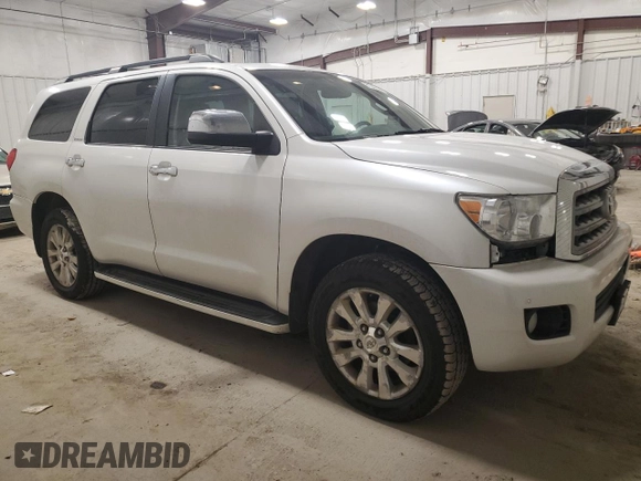 2008 Toyota Sequoia Platinum with VIN 5TDBY67A68S007787, listed as a Copart auction lot 81242624 with 296,963 mi miles and Clean Title. Bid and sale history available at carsss.com. Image 4.