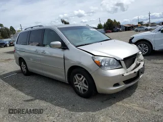 2007 Honda Odyssey EX-L with VIN 5FNRL38797B417341, listed as a Copart auction lot 51848675 with 193,017 mi miles and Salvage Title. Bid and sale history available at carsss.com. Image 4.