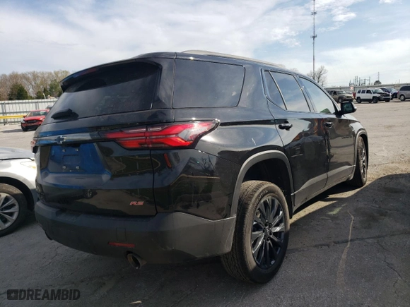 2022 Chevrolet Traverse RS with VIN 1GNEVJKWXNJ128981, listed as a Copart auction lot 48280223 with 31,108 mi miles. Bid and sale history available at carsss.com. Image 3.