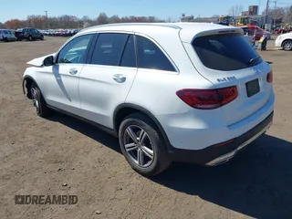 2022 Mercedes-Benz GLC 300 with VIN W1N0G8EB1NV344248, listed as a IAAI auction lot 42059529 with 28,500 mi miles and . Bid and sale history available at DreamBid. Image 3.