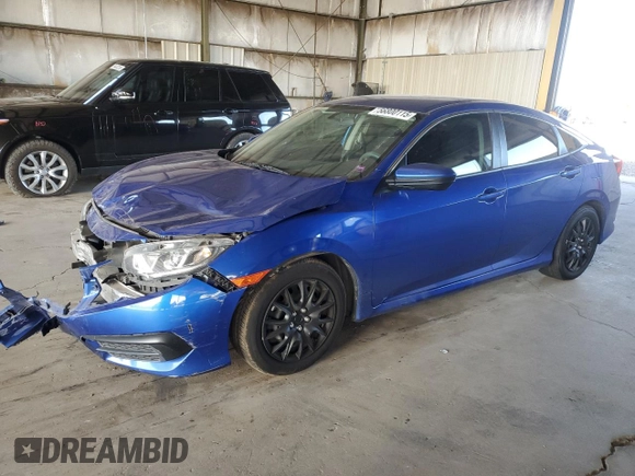 2017 Honda Civic LX z VIN 19XFC2F55HE044966, wystawiony jako Copart lot #56800115 z przebiegiem 67 561 mil mil oraz Szkoda całkowita • Salvage title. Historia ofert i sprzedaży dostępna na DreamBid. Obrazek 1.