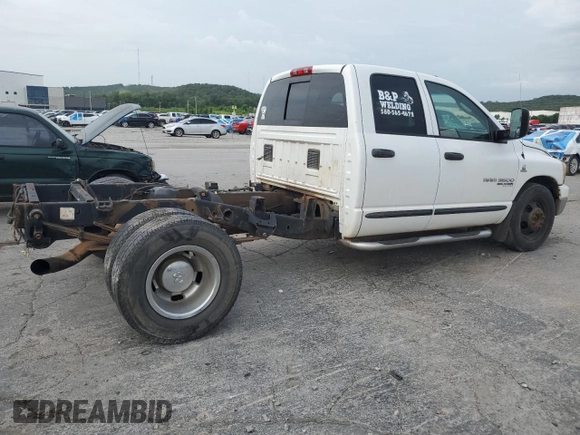 2006 Dodge 3500 SLT with VIN 3D7ML48C06G245633, listed as a Copart auction lot 62521765 with 324,402 mi miles and Clean title. Bid and sale history available at DreamBid. Image 3.