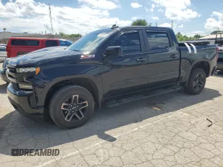 2021 Chevrolet Silverado 1500 RST with VIN 3GCUYEED8MG215050, listed as a Copart auction lot 58161824 with 86,409 mi miles and Salvage Title. Bid and sale history available at DreamBid. Image 1.