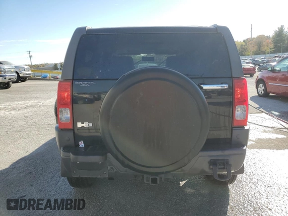 2008 Hummer H3 SUV Luxury with VIN 5GTEN43E288195918, listed as a Copart auction lot 76897894 with 166,311 mi miles and Non Repairable. Bid and sale history available at carsss.com. Image 6.