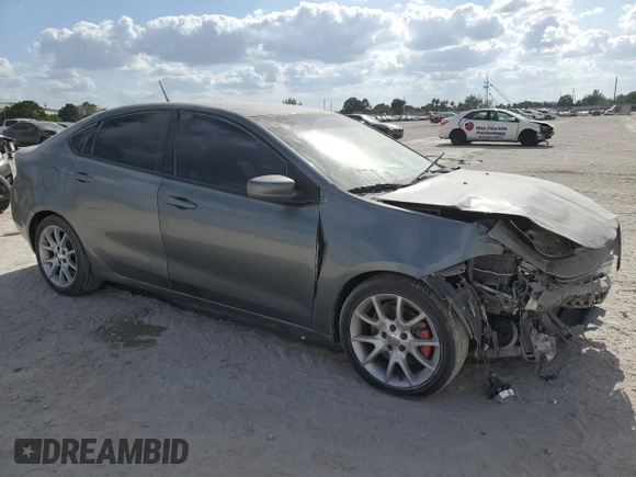 2013 Dodge Dart SXT with VIN 1C3CDFBA8DD708400, listed as a Copart auction lot 57804295 with 110,844 mi miles and Non repairable. Bid and sale history available at DreamBid. Image 4.