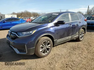 2022 Honda CR-V EX-L with VIN 2HKRW2H82NH635890, listed as a Copart auction lot 46016333 with 5,153 mi miles and Salvage title. Bid and sale history available at DreamBid. Image 1.
