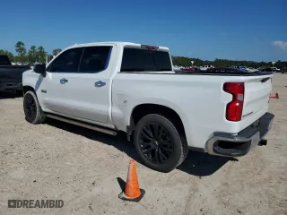 2020 Chevrolet Silverado 1500 LTZ with VIN 1GCPWEED0LZ363243, listed as a Copart auction lot 70749714 with 50,856 mi miles and Salvage Title. Bid and sale history available at carsss.com. Image 2.