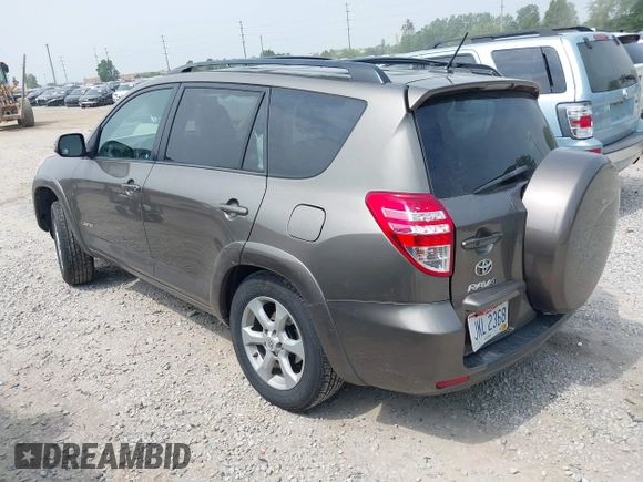 2011 Toyota RAV4 Limited with VIN 2T3DF4DV9BW110055, listed as a IAAI auction lot 42505254 with 185,282 mi miles and . Bid and sale history available at DreamBid. Image 3.