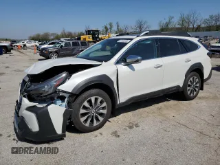 2024 Subaru Outback Touring с VIN 4S4BTAPC6R3139627, выставлен на аукционе Copart как лот 51915245 с пробегом 22 509 миль миль и Списание • Salvage title. История ставок и продаж доступна на DreamBid. Изображение 1.