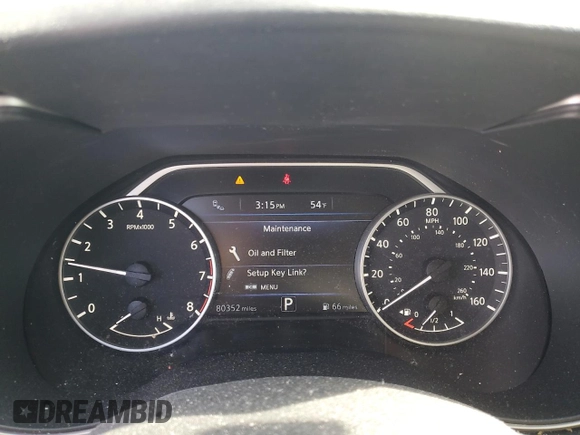 2016 Nissan Maxima S with VIN 1N4AA6AP1GC380769, listed as a Copart auction lot 50145845 with 80,352 mi miles and Salvage Title. Bid and sale history available at DreamBid. Image 9.