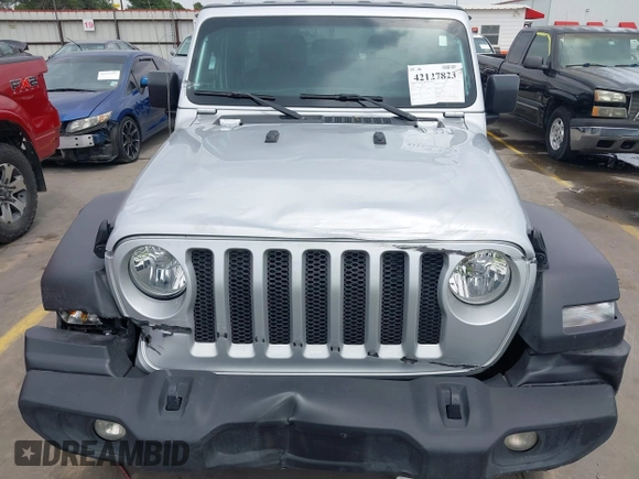 2023 Jeep Wrangler Sport with VIN 1C4HJXDG2PW508235, listed as a IAAI auction lot 42127823 with 25,069 mi miles and . Bid and sale history available at DreamBid. Image 12.