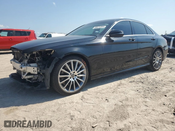 2018 Mercedes-Benz C with VIN 55SWF4JBXJU279054, listed as a Copart auction lot 66615364 with 66,109 mi miles and Salvage Title. Bid and sale history available at carsss.com. Image 1.