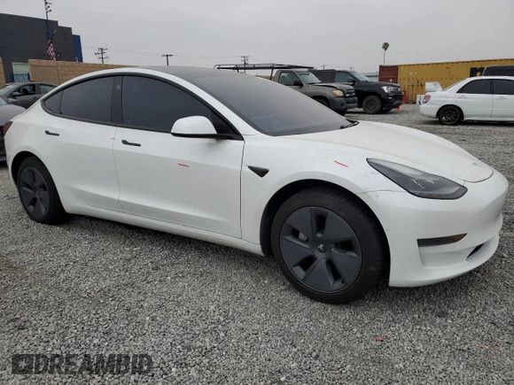 2021 Tesla Model 3 Standard Range Plus z VIN 5YJ3E1EAXMF065760, wystawiony jako Copart lot #54235345 z przebiegiem 54 413 mil mil oraz Szkoda całkowita • Salvage title. Historia ofert i sprzedaży dostępna na DreamBid. Obrazek 4.