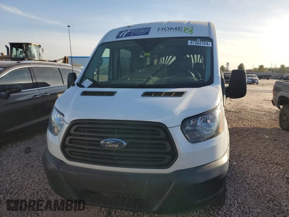 2019 Ford Transit Passenger XL with VIN 1FBZX2CM6KKB43348, listed as a Copart auction lot 87263154 with 172,146 mi miles and Salvage Title. Bid and sale history available at carsss.com. Image 5.