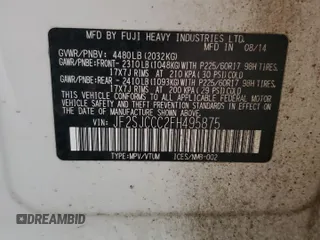 2015 Subaru Forester 2.5i Premium with VIN JF2SJCCC2FH495875, listed as a Copart auction lot 42219665 with 147,501 mi miles and Clean Title. Bid and sale history available at carsss.com. Image 13.