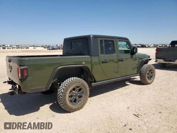 2022 Jeep Gladiator Texas Trail z VIN 1C6HJTAG8NL120557, wystawiony jako Copart lot #47624085 z przebiegiem 9 232 mil mil oraz Szkoda całkowita • Salvage title. Historia ofert i sprzedaży dostępna na DreamBid. Obrazek 3.