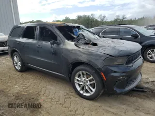 2022 Dodge Durango GT Plus with VIN 1C4RDHDG4NC102067, listed as a Copart auction lot 74021683 with Not Provided miles and Non Repairable. Bid and sale history available at DreamBid. Image 4.